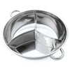 Stainless Steel Three-Divided Hot Pot