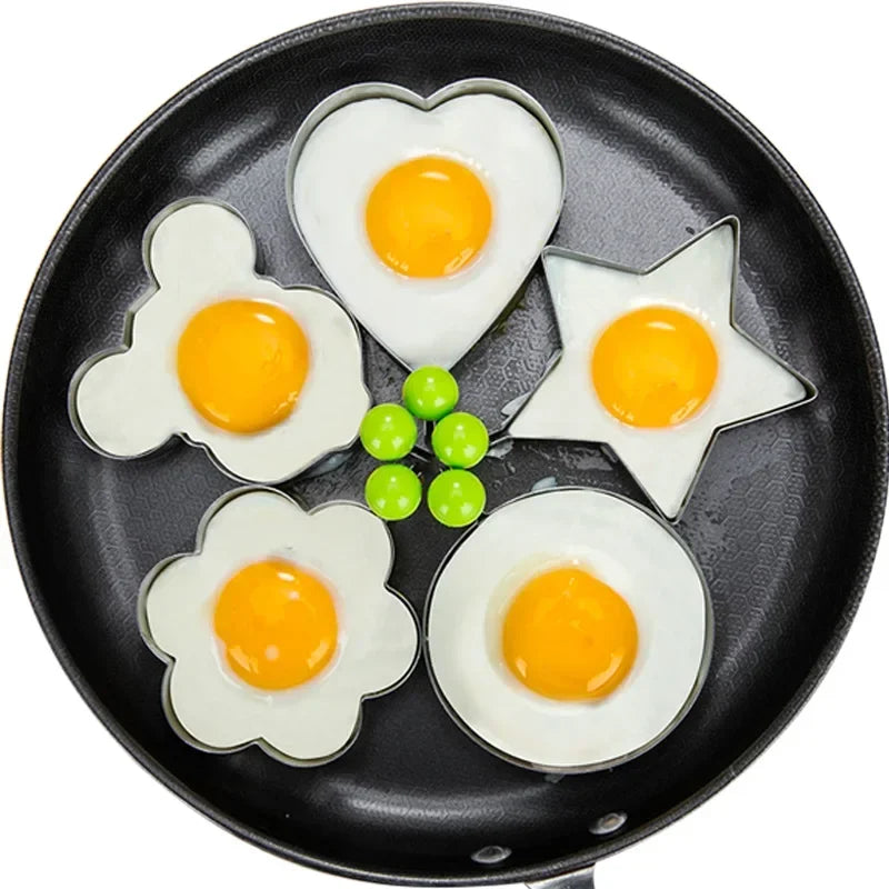 Stainless Steel Heart-Shaped Fried Egg Mold