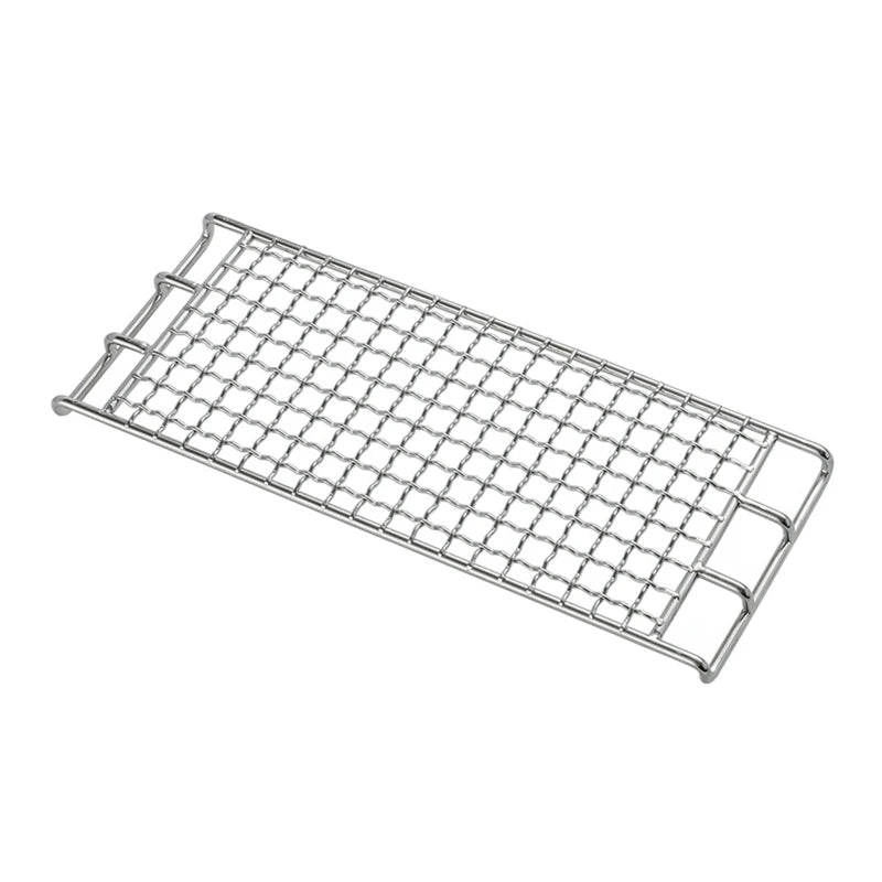 Outdoor Stainless Steel Barbecue Grill Pot Rack Net Mesh